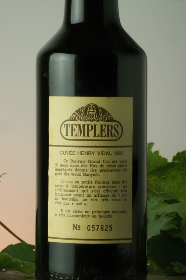 Cuvée Président Henry Vidal Grand Cru 1961 – Image 4